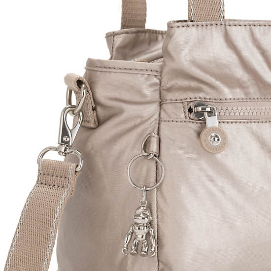 Kipling Elysia Metallic Axelväska Beige | SE 1810IL